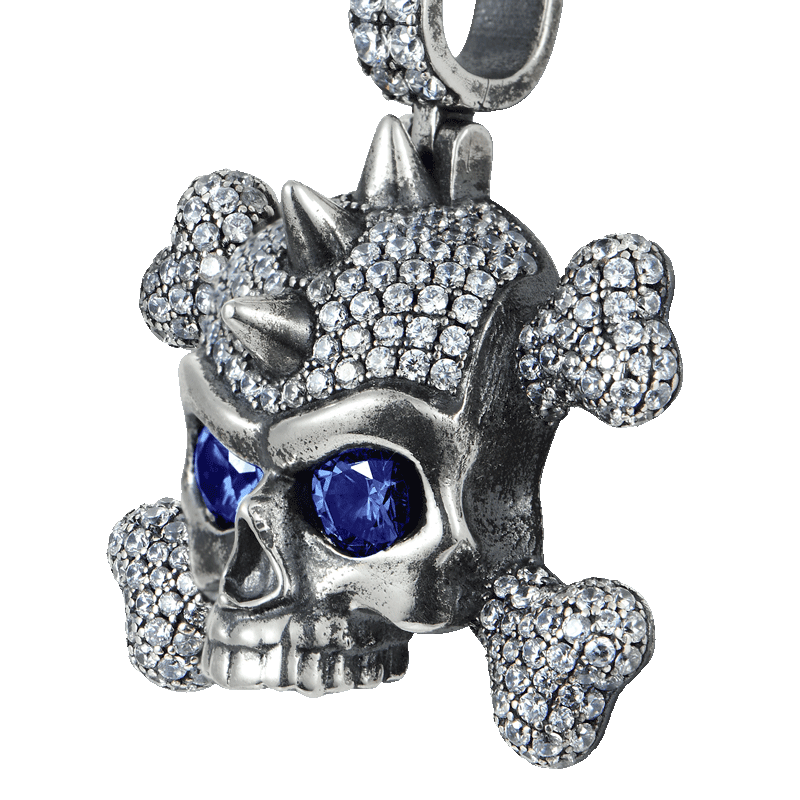 X Iced Skull Pendant - APORRO