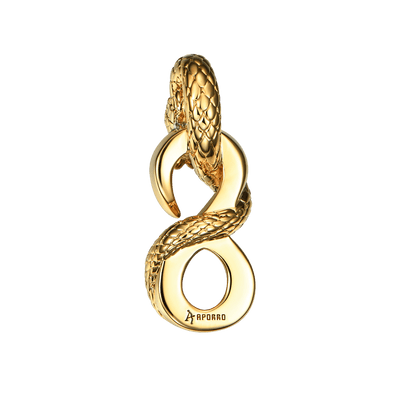 Infinity Glowing Snake Pendant
