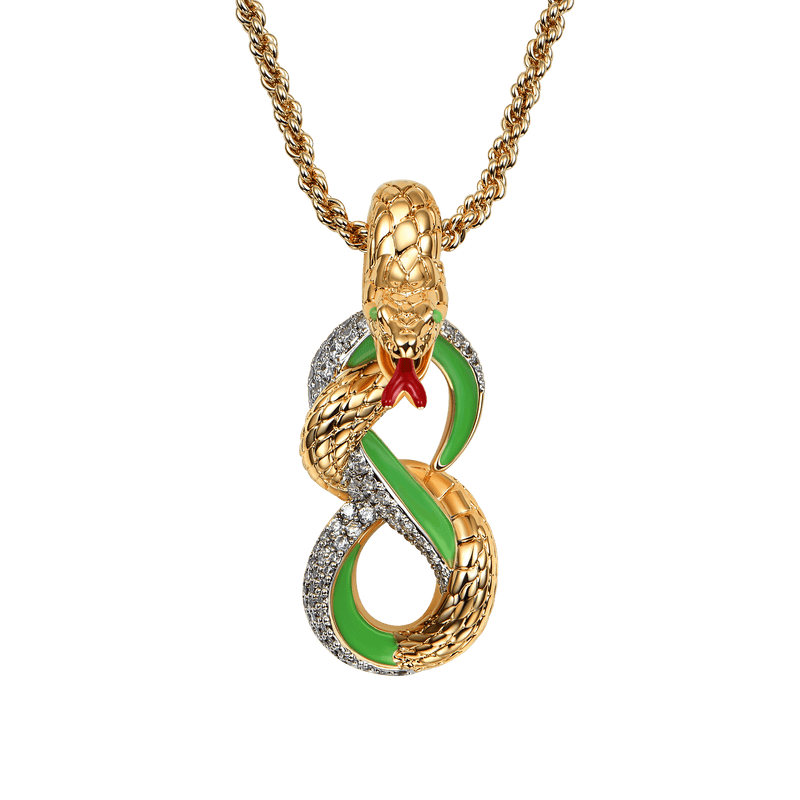 Infinity Bioluminescent Snake Pendant - Newest Pendant for Men & Women - APORRO