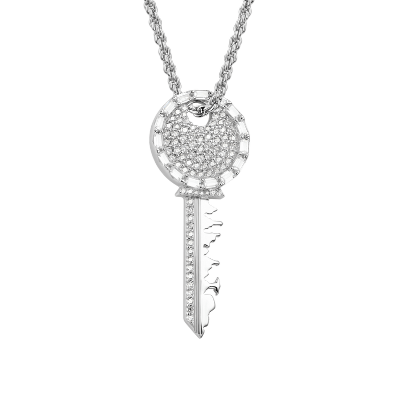 APORRO City Key Pendant – 925 Sterling Silver Pendants for Men& Women - APORRO