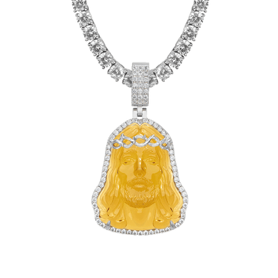 Arcenciel Gospel Jesus Pendant - Mustard Yellow