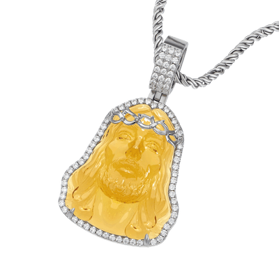 Arcenciel Gospel Jesus Pendant - Mustard Yellow