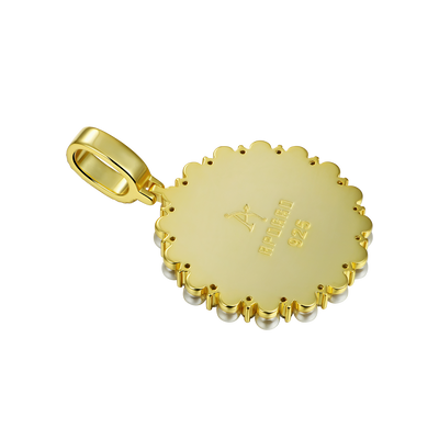 Custom Pearl Photo Pendant