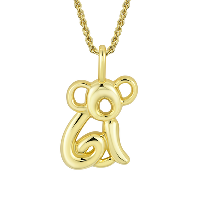 APORRO X COOGI Plain Gold Koala Pendant