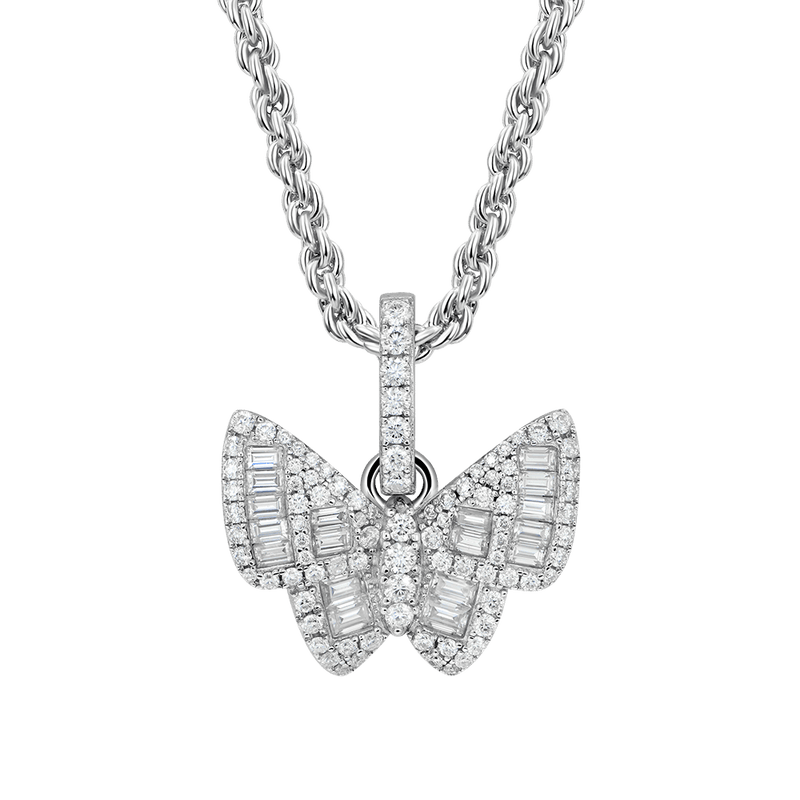 Iced Butterfly Pendant - APORRO