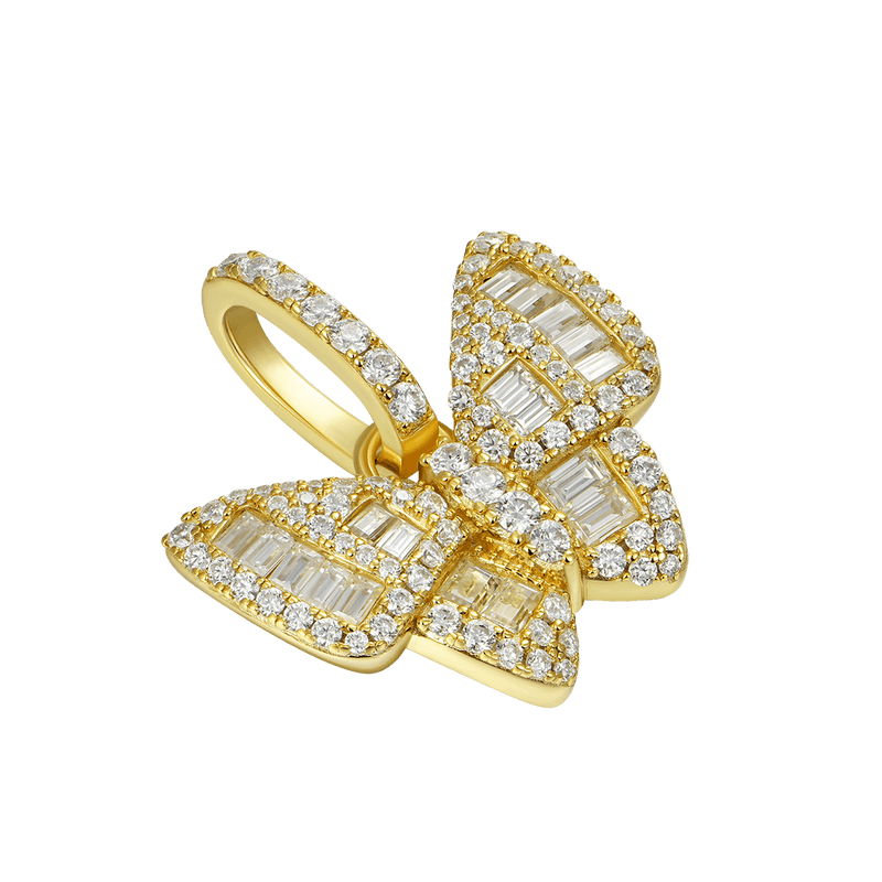 Iced Butterfly Pendant - APORRO