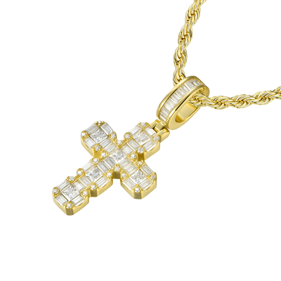 Cluster Cross Pendant