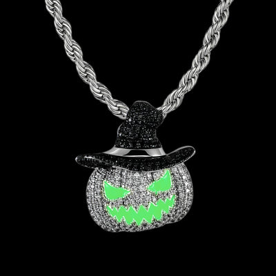 Jack O'Lantern Glowing Pendant