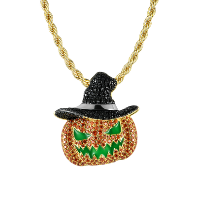 Jack O'Lantern Glowing Pendant
