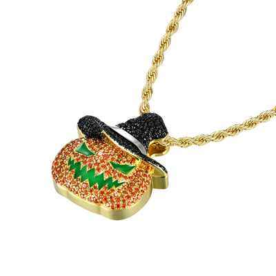 Jack O'Lantern Glowing Pendant