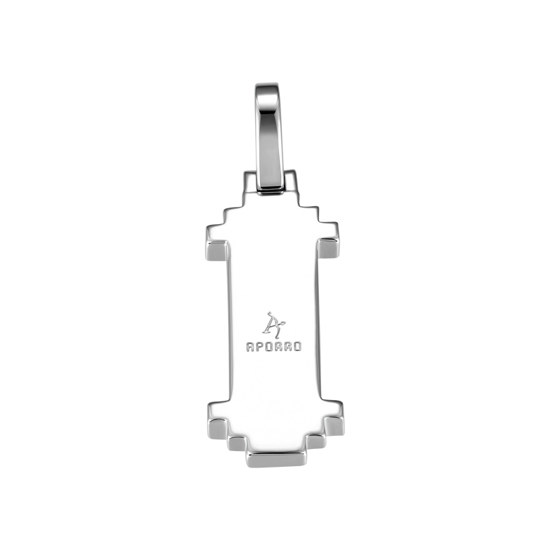 Retro Pixel Barber's pole Pendant - APORRO