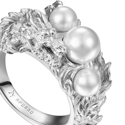 WONG Dragon Pearl Ring