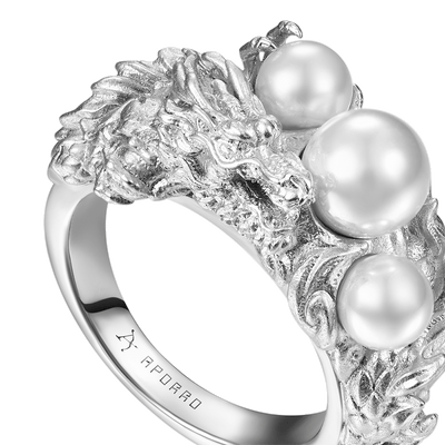 WONG Dragon Pearl Ring