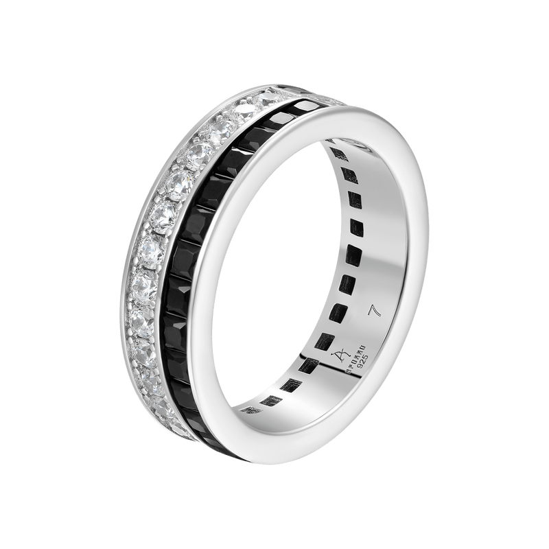 Balance Ring - 2 Rows Gems - APORRO