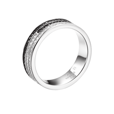 Balance Ring - 3 Rows Gems