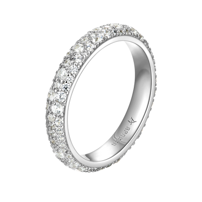 Round Pave Band Ring