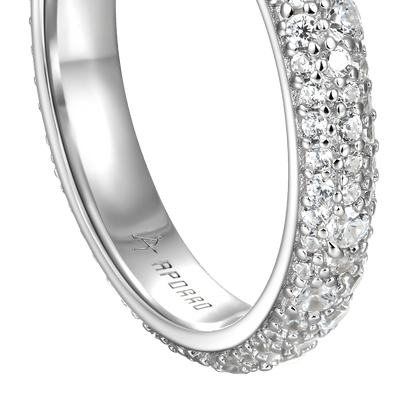 Round Pave Band Ring