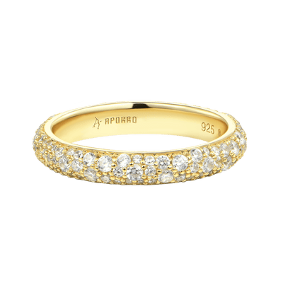 Round Pave Band Ring