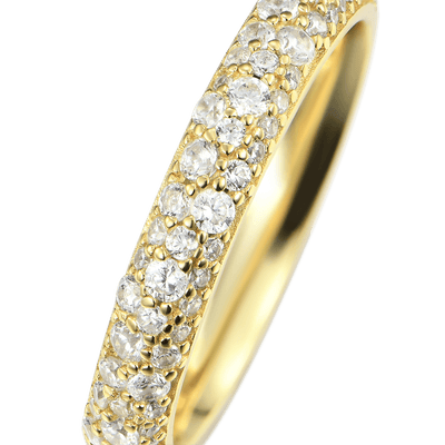 Round Pave Band Ring