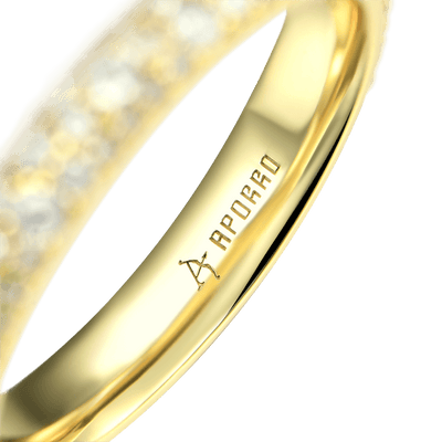 Round Pave Band Ring