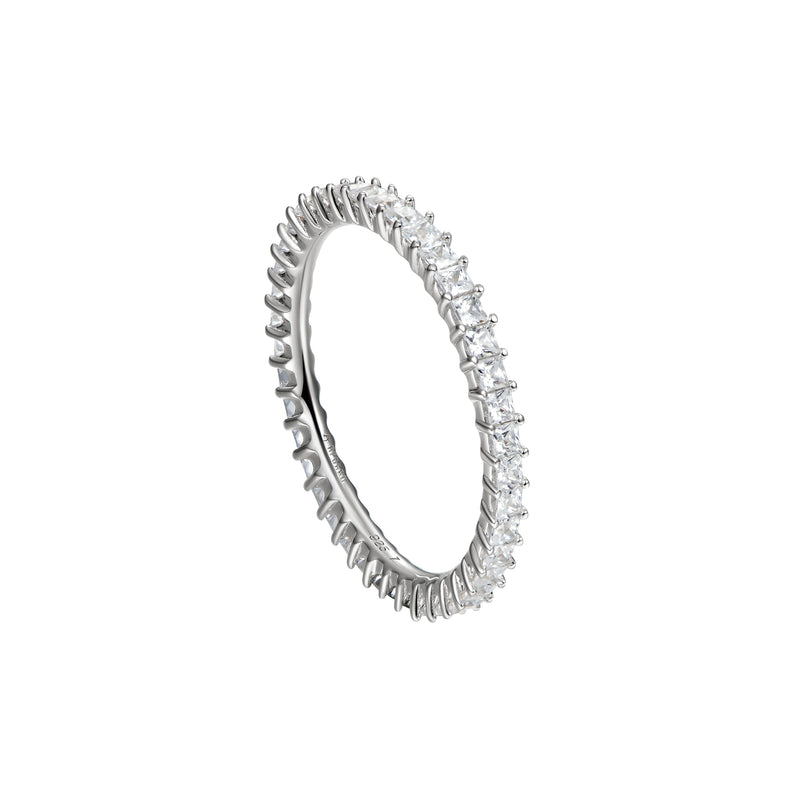 2.5MM Princess Eternity Ring & 1.5MM Princess Eternity Ring Gift Set - APORRO