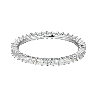 Moissanite Princess Eternity Ring