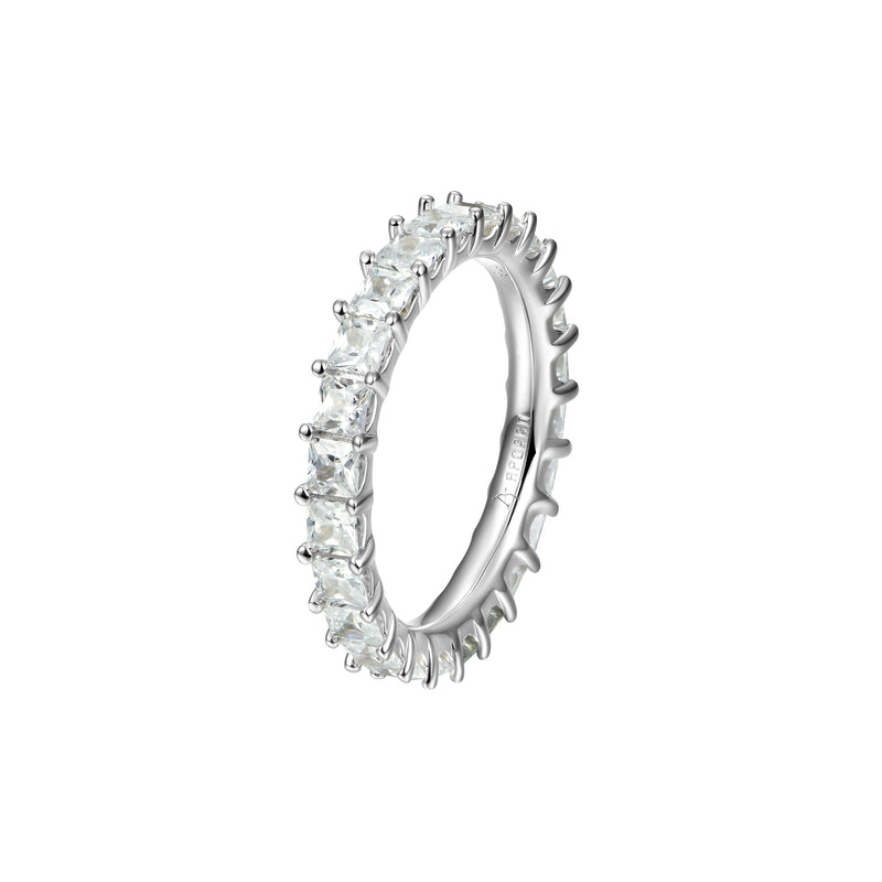 2.5MM Princess Eternity Ring & 1.5MM Princess Eternity Ring Gift Set - APORRO