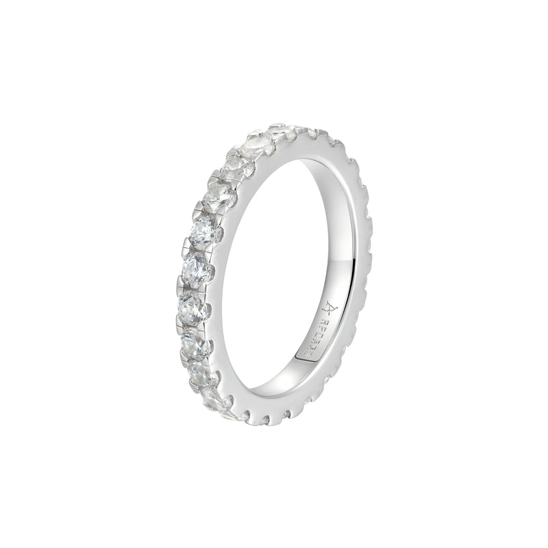 2.5MM Round Eternity Ring & 1.5MM Round Eternity Ring Gift Set - APORRO