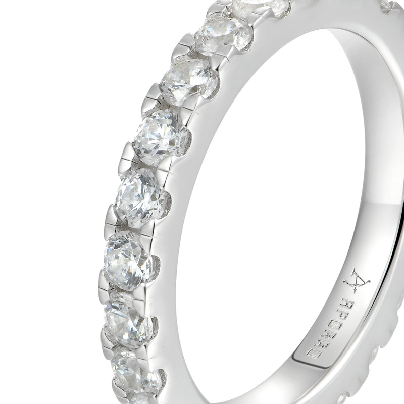 2.5MM Round Eternity Ring & 1.5MM Round Eternity Ring Gift Set - APORRO