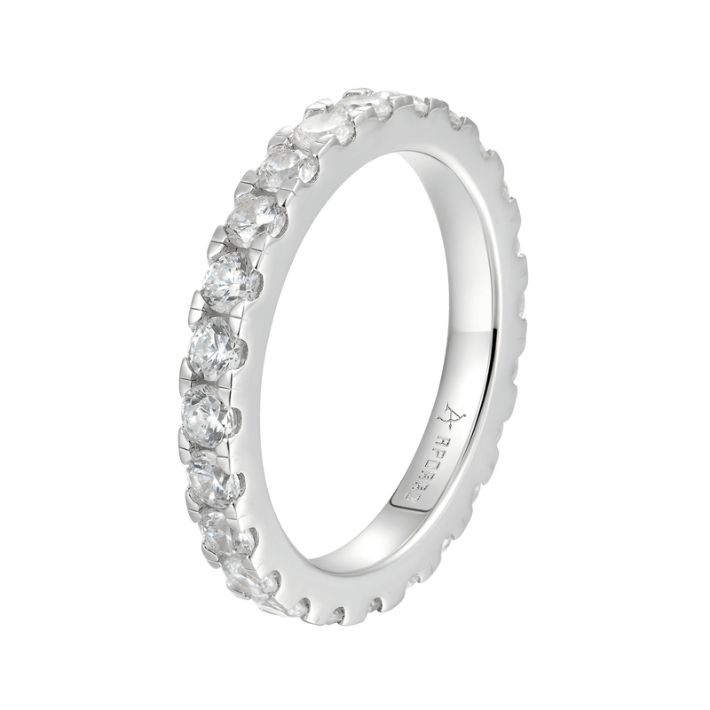 1.5MM Round Eternity Ring for Men & Women - APORRO
