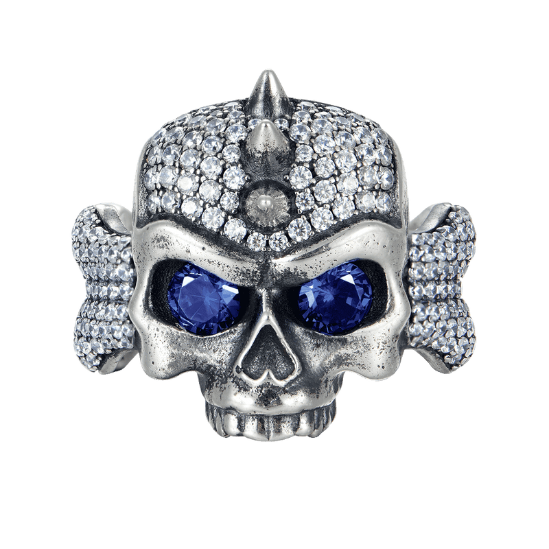 X Iced Skull Ring - APORRO