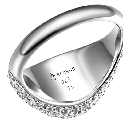 Iced Seal Signet Ring