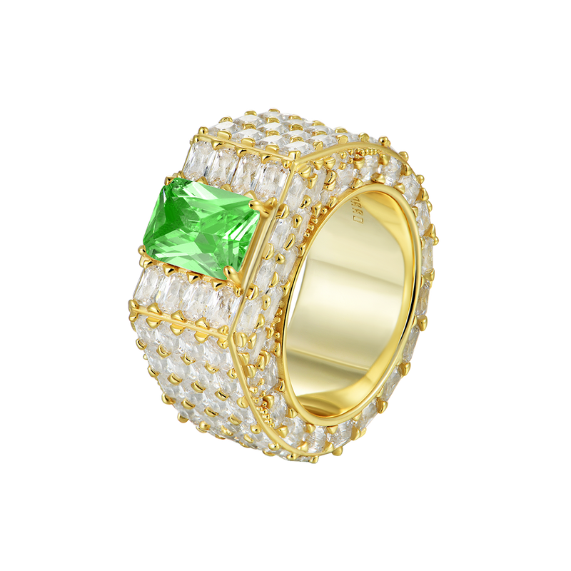 Custom Emerald Cut Eternity Band Ring