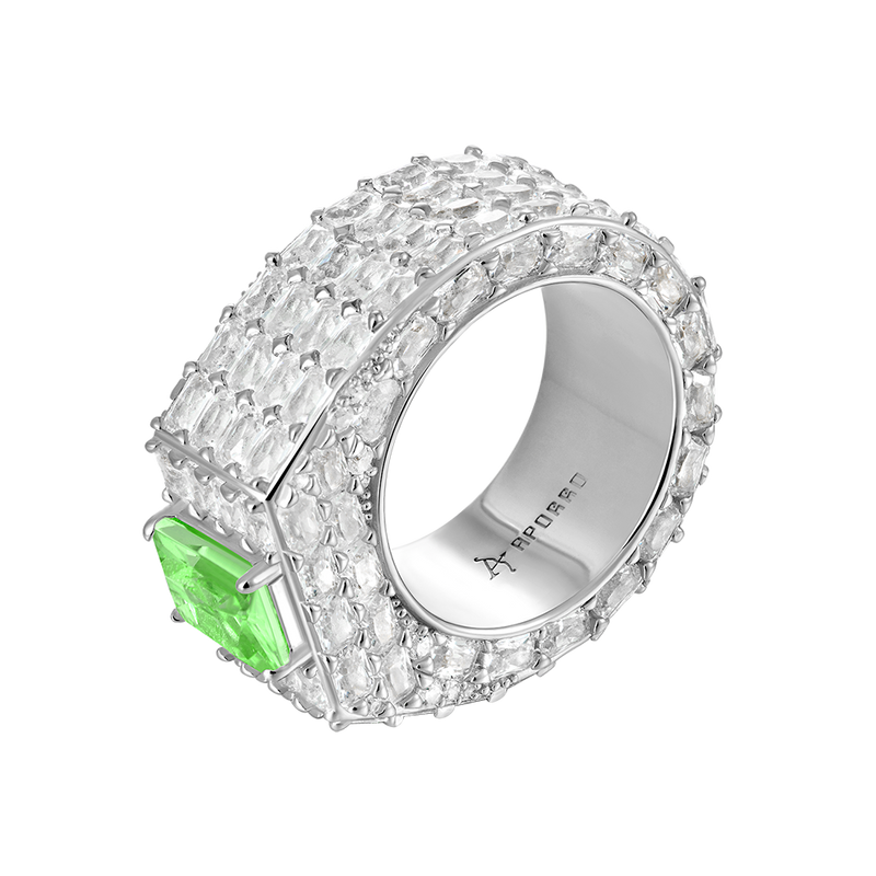 Custom Emerald Cut Eternity Band Ring