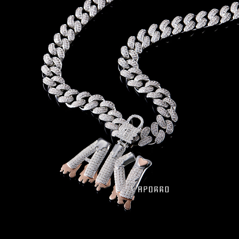 APORRO Premium Drip Name Necklace Custom Design Deposit - APORRO