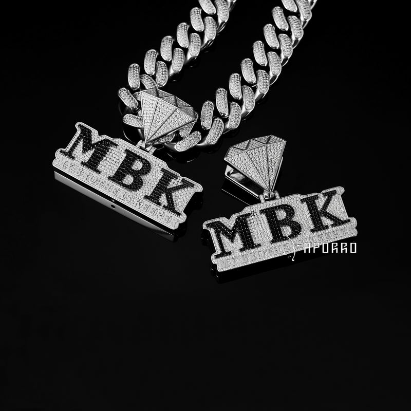 APORRO Premium MBK Logo Necklace Custom Design Deposit - APORRO
