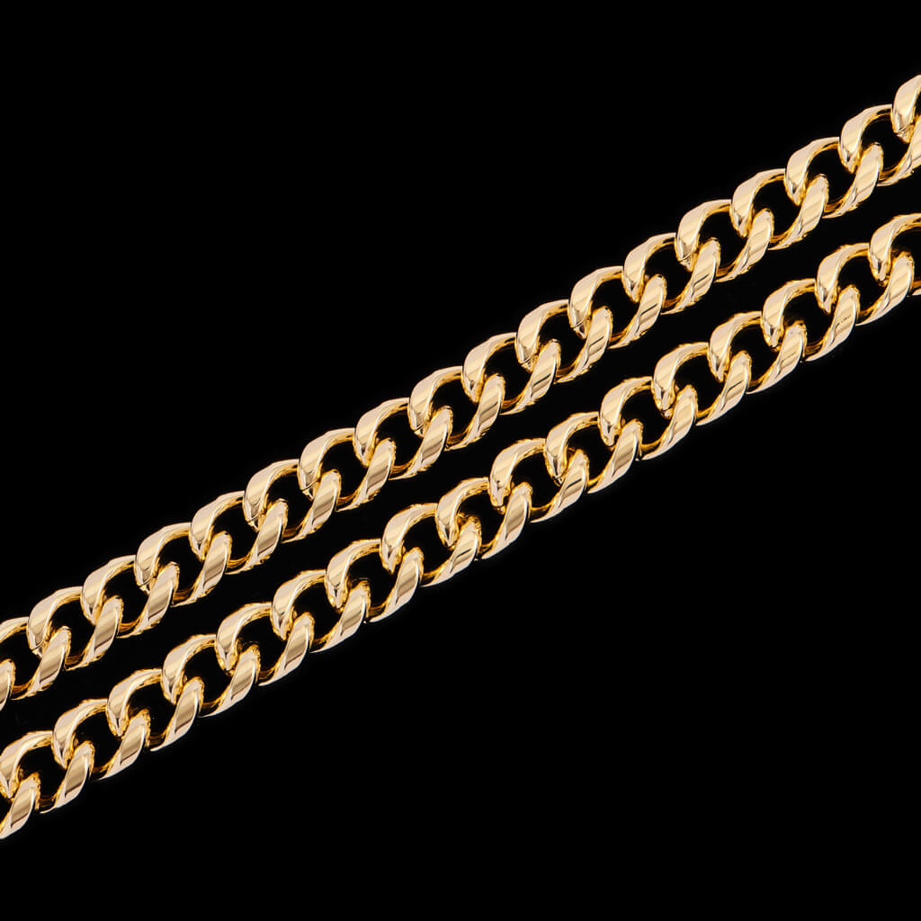 12mm 14K Gold Miami Cuban Curb Chain [ONLY SHIP TO THE US]