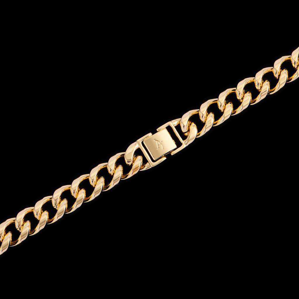 12mm 14K Gold Miami Cuban Curb Chain [ONLY SHIP TO THE US]