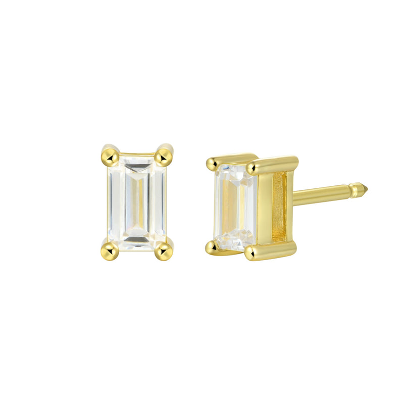 Custom Classic Moissanite Stud Earring