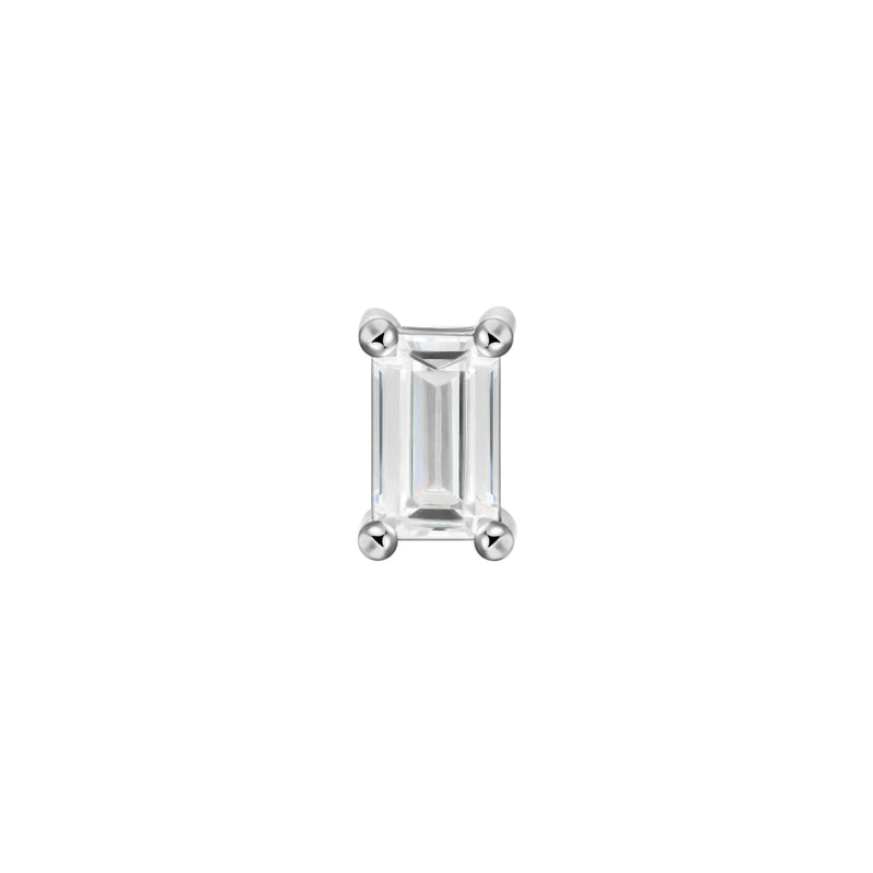 Custom Classic Moissanite Stud Earring