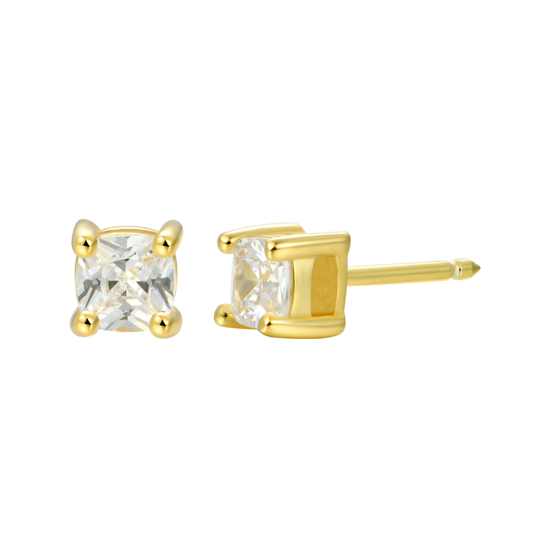 Custom Classic Moissanite Stud Earring