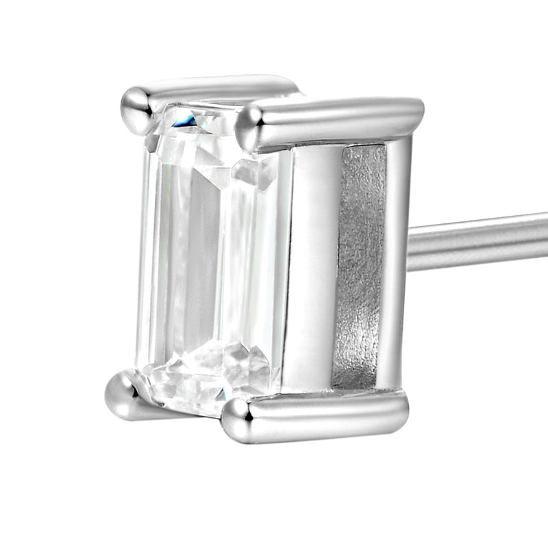 Custom Classic Moissanite Stud Earring