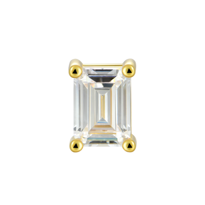 Custom Classic Moissanite Stud Earring