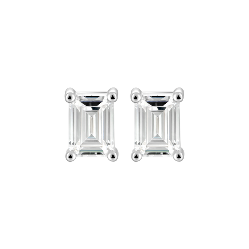 Custom Classic Moissanite Stud Earring