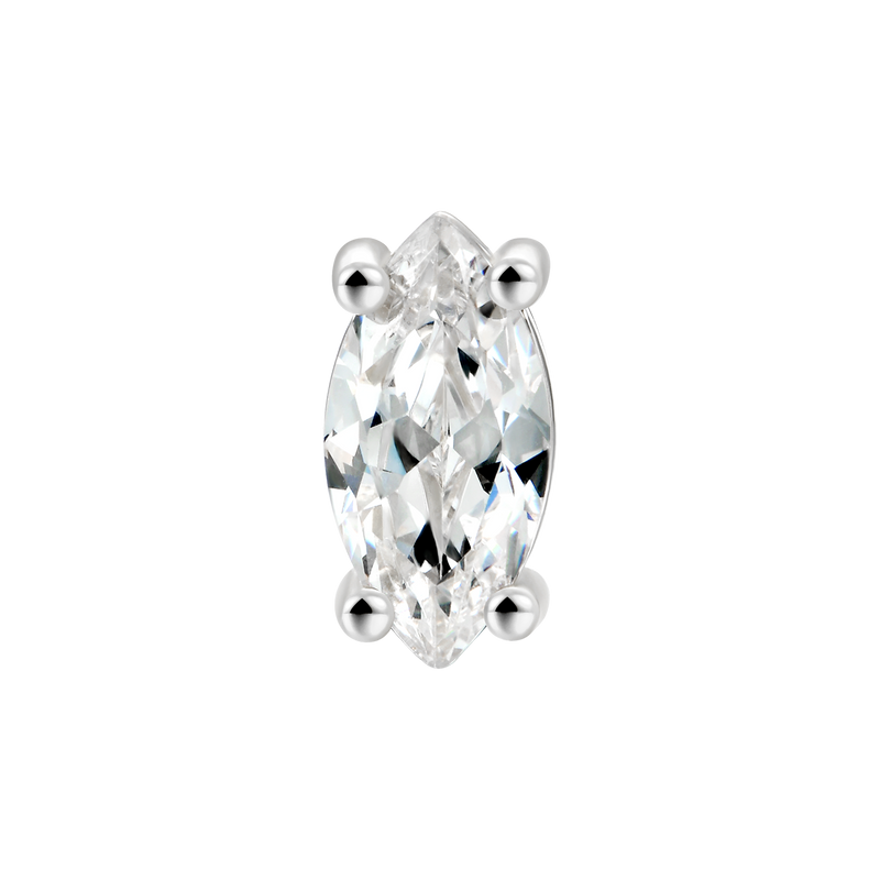 Custom Classic Moissanite Stud Earring