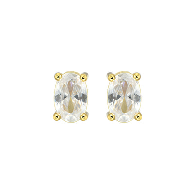 Custom Classic Moissanite Stud Earring