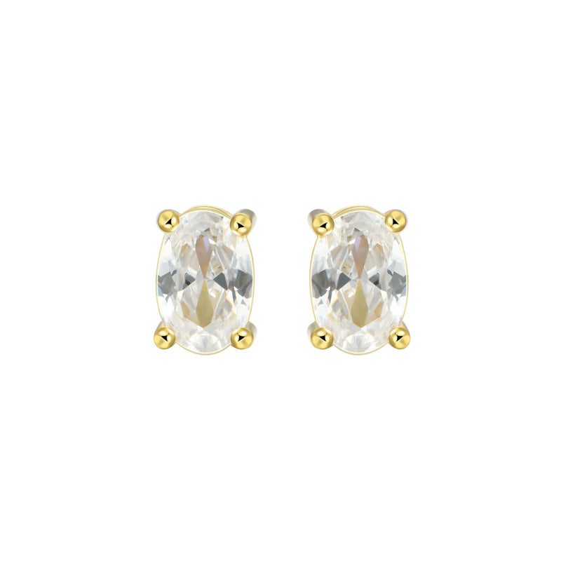 Custom Classic Moissanite Stud Earring