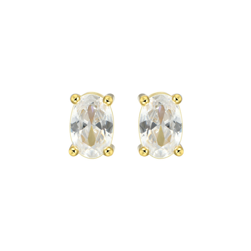 Custom Classic Moissanite Stud Earring