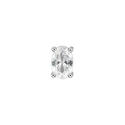 Custom Classic Moissanite Stud Earring