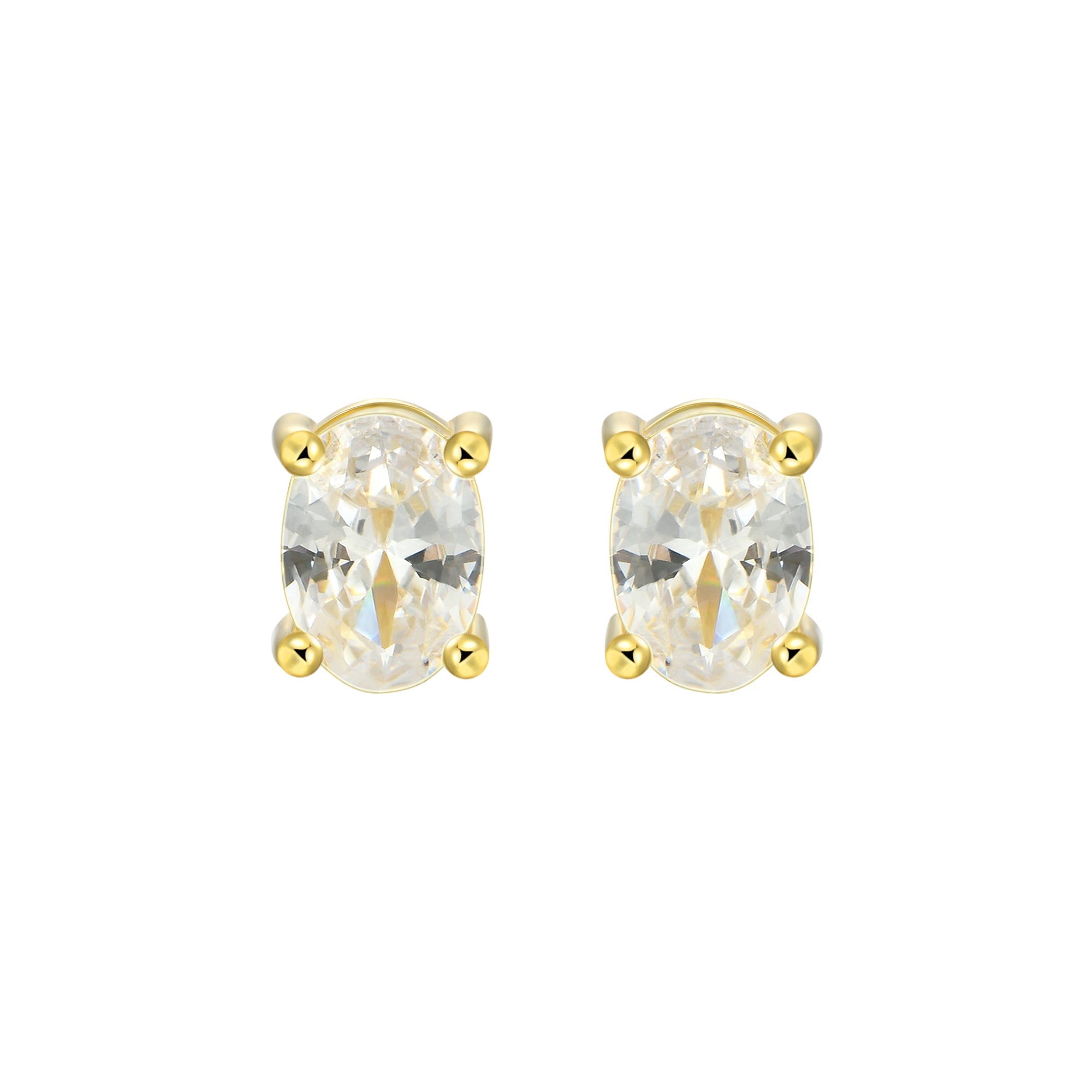 Custom Classic Moissanite Stud Earring